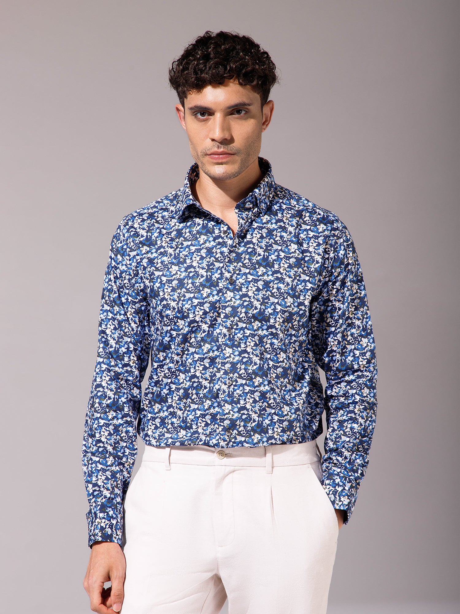 Denim Blue - Ditsy