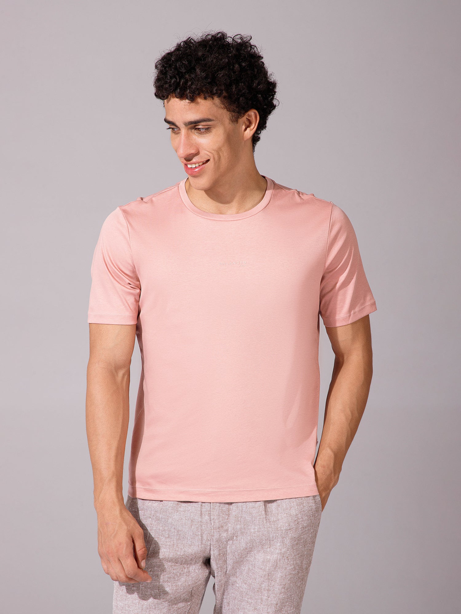 Peach - Round Neck