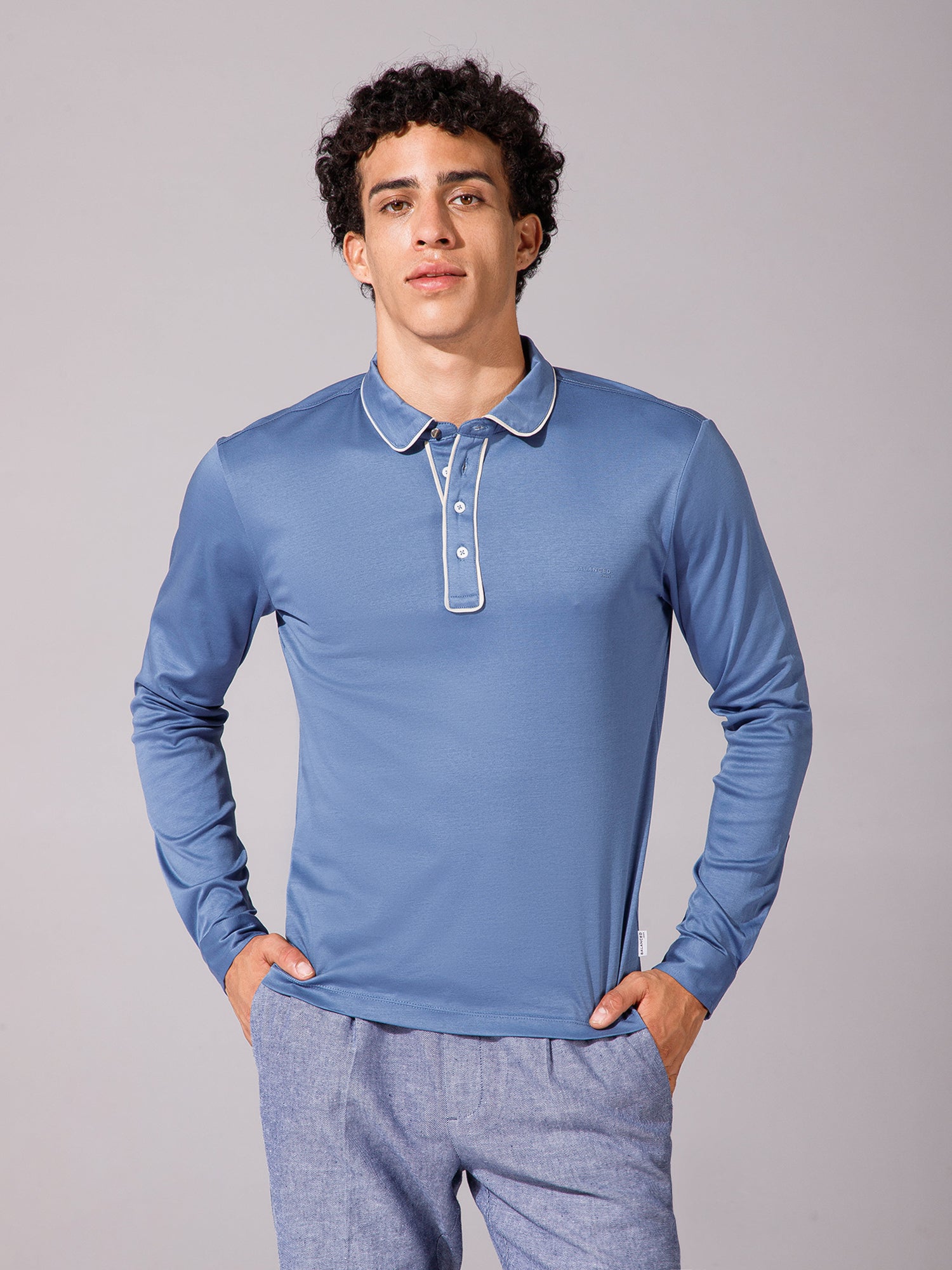 Light Blue - Polo Full Sleeve