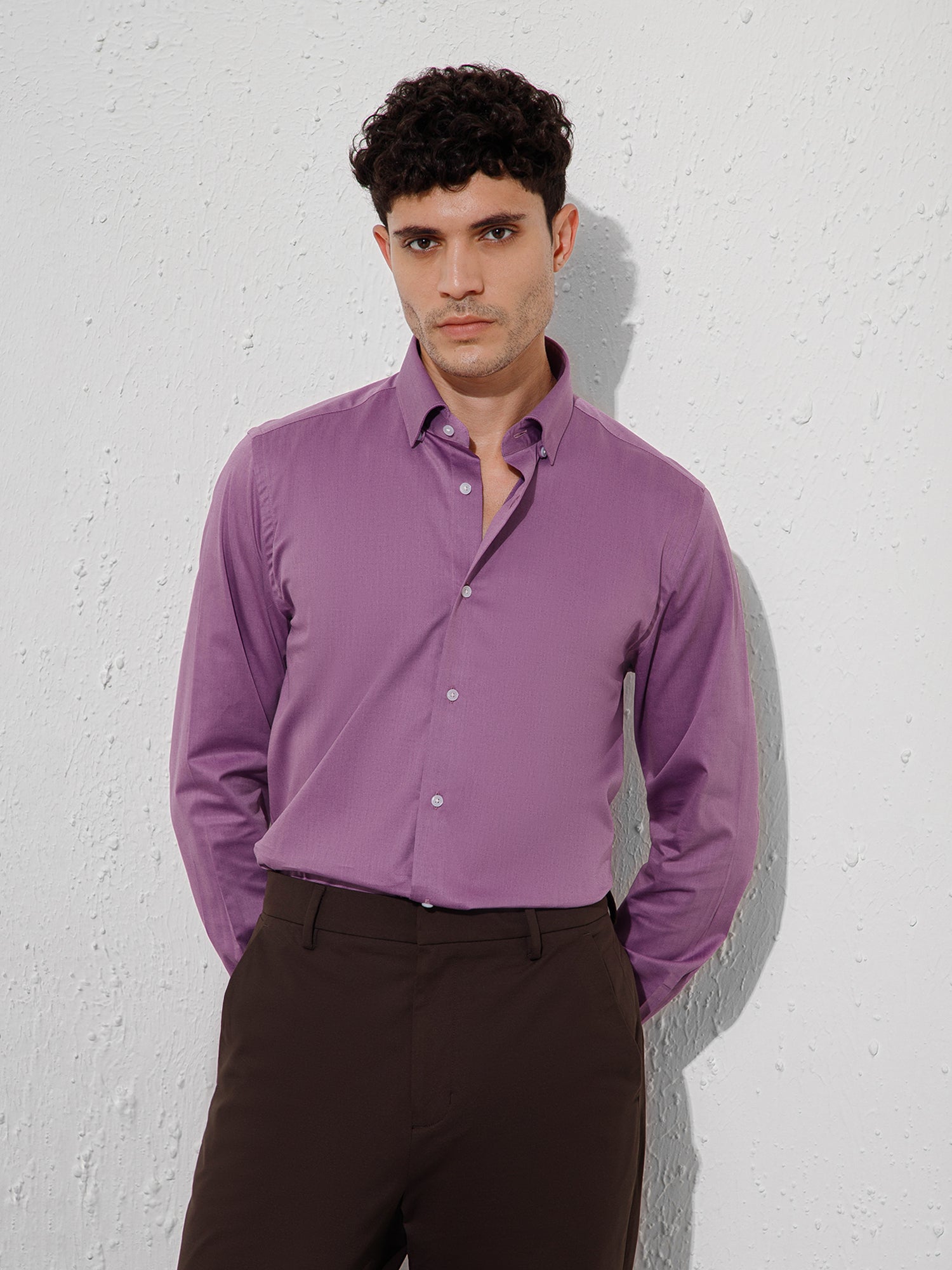 Purple - Mens Full Sleeve Shirts