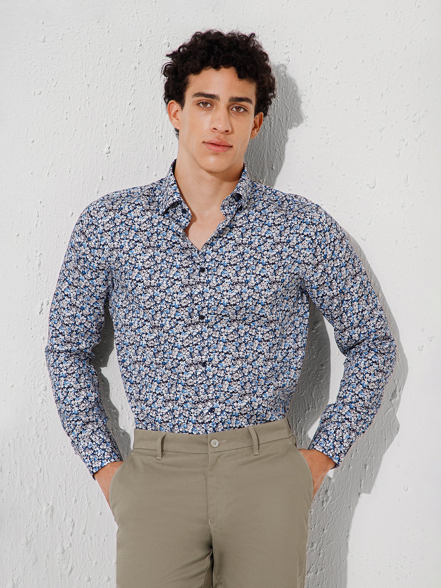 Navy - Ditsy
