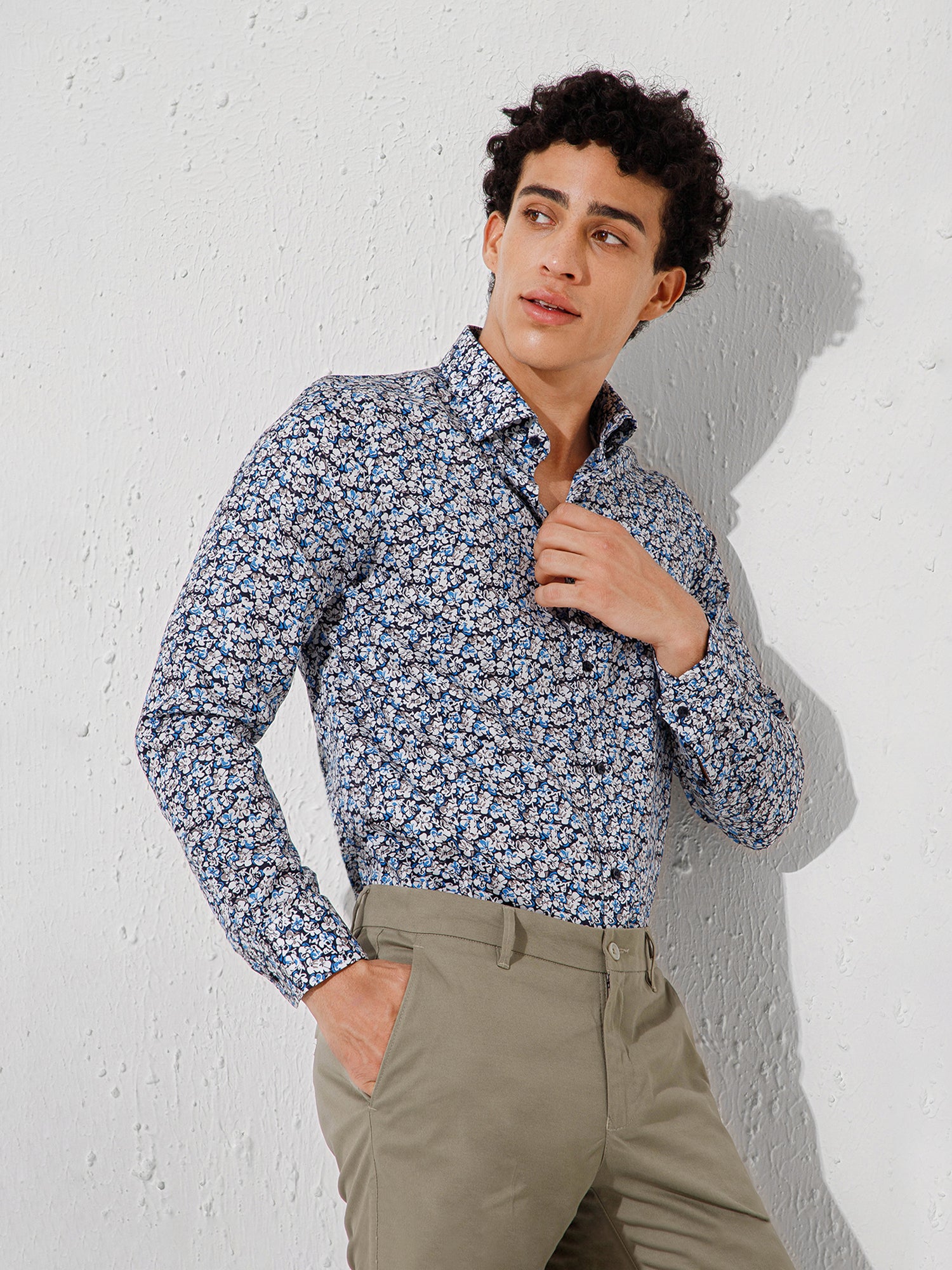 Navy - Ditsy