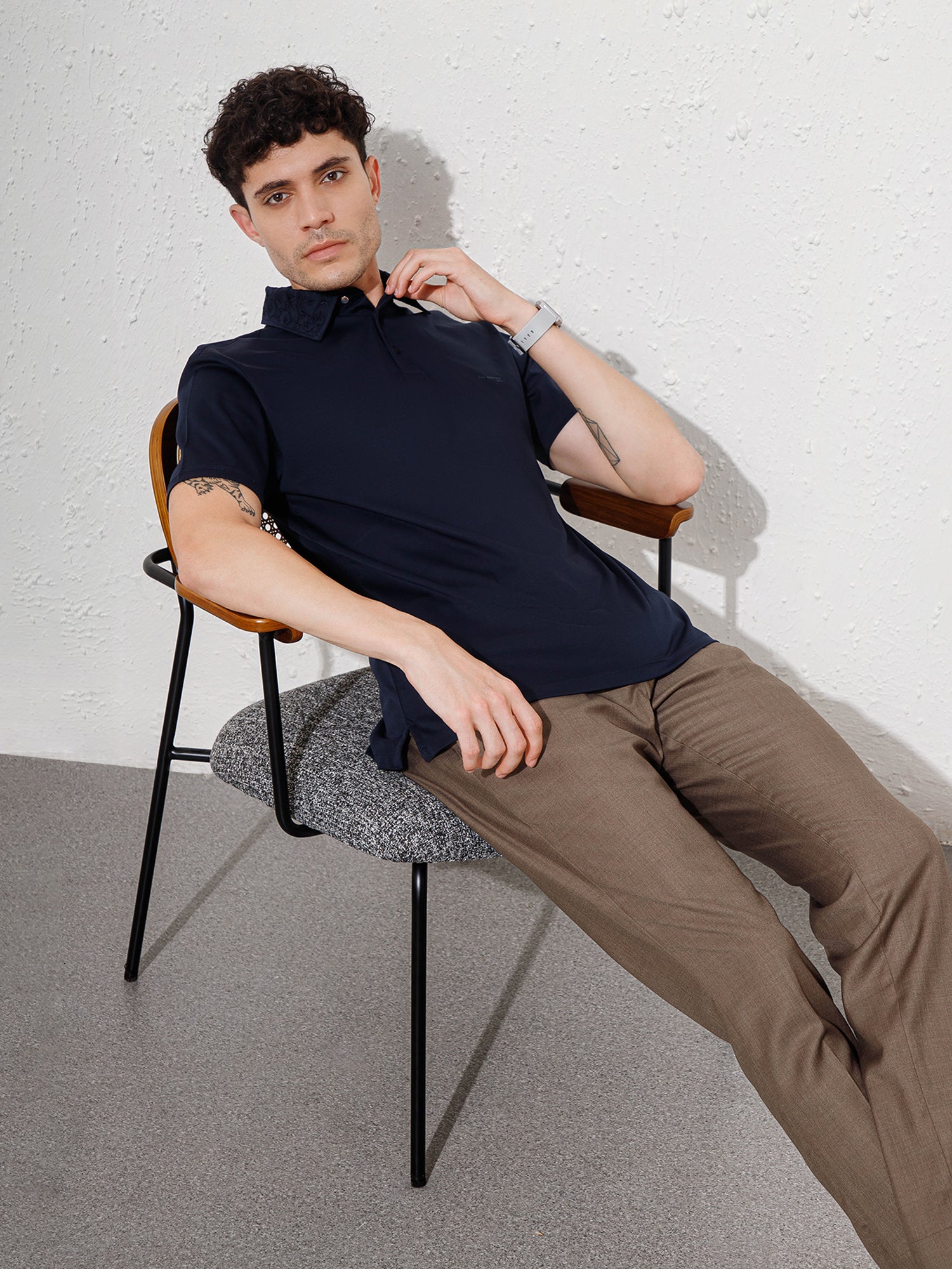 Navy - EMB Polo