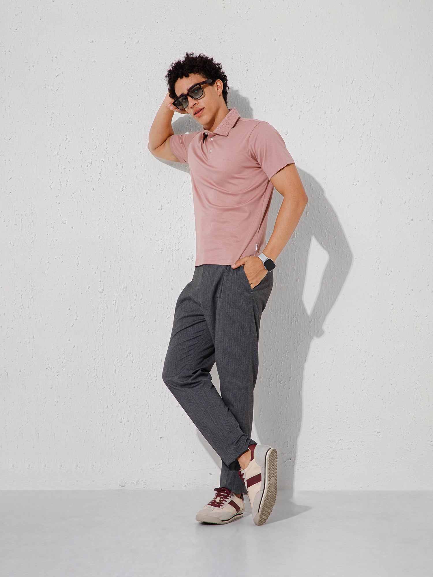Peach - EMB Polo