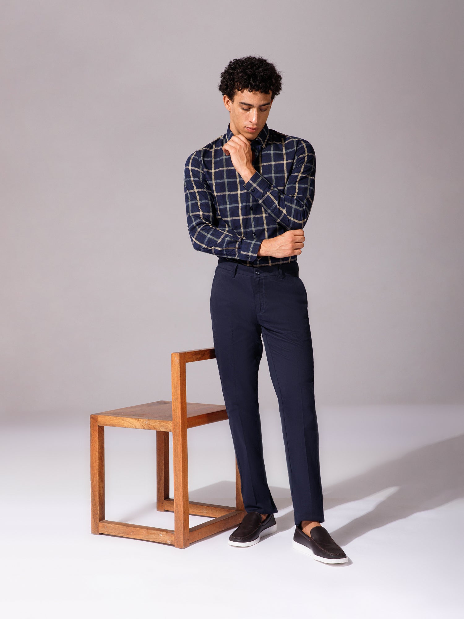 Navy - Trousers