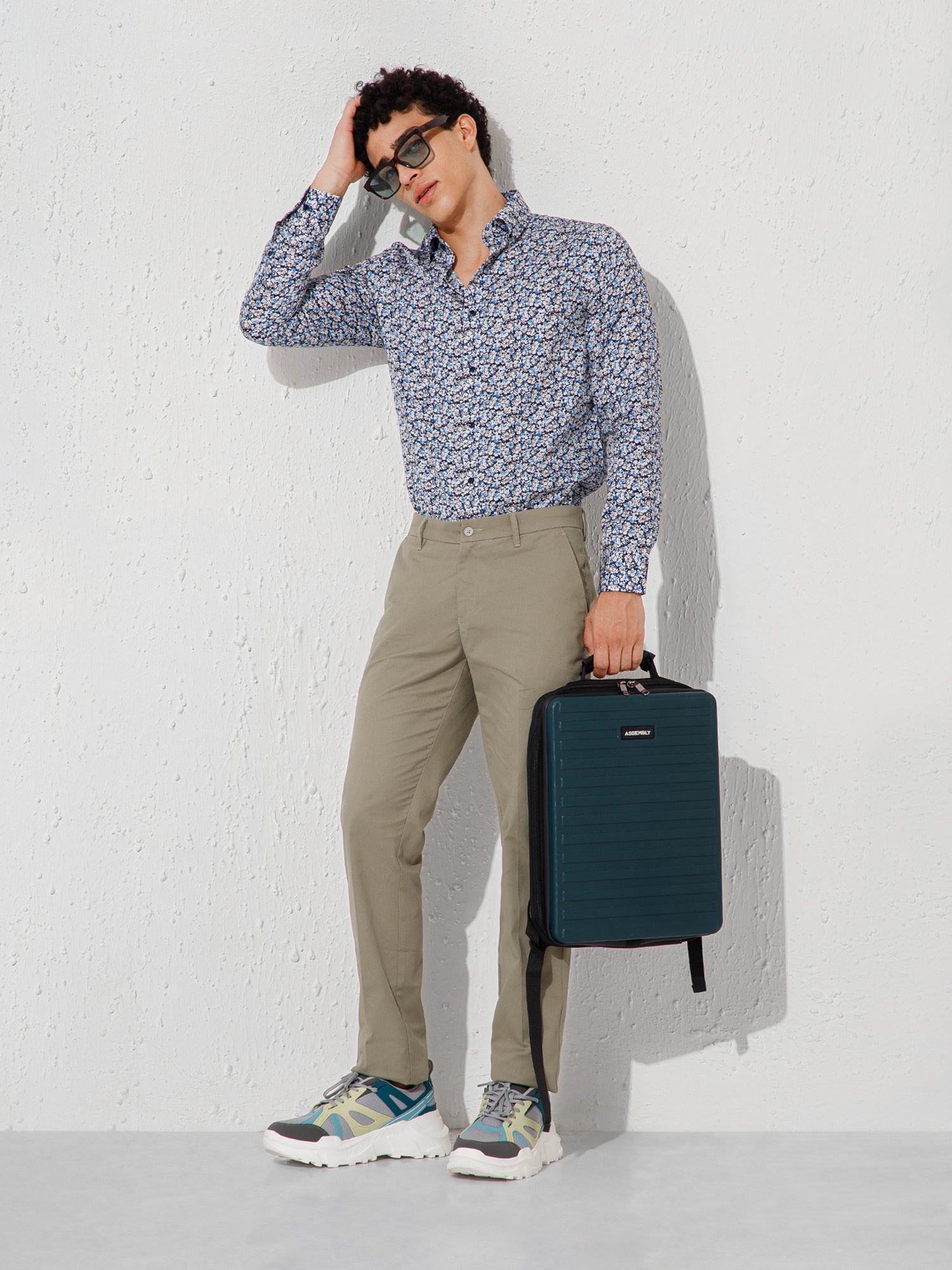 Navy - Ditsy